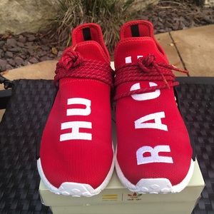 adidas human race red